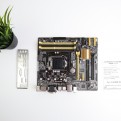 Asus B85M-E LGA 1150 DDR3 alaplap garanciával hibátlan működéssel - használt