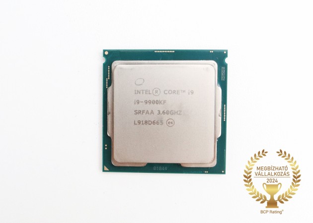 Intel Core i9 9900KF 8mag 16szál processzor garanciával hibátlan működéssel - használt