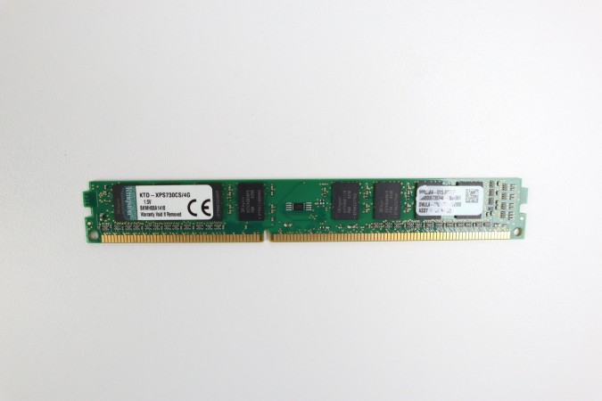 4GB Kingston 1600MHz low profile DDR3 memória garanciával hibátlan működéssel - használt