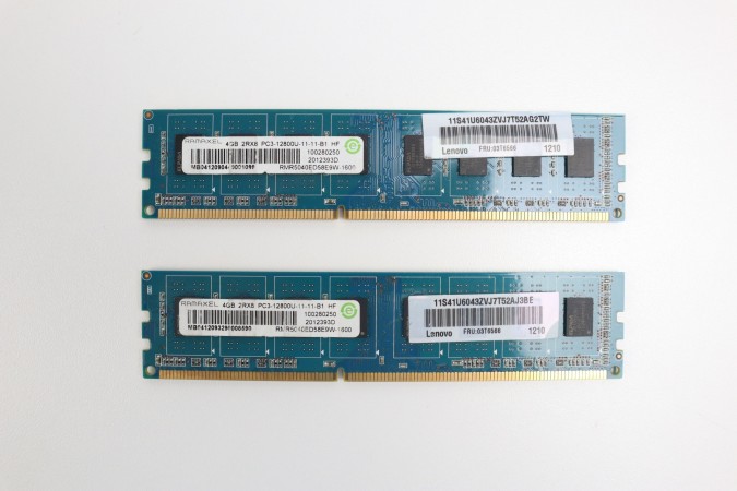 8GB RAMAXEL 1600MHz DDR3 memória garanciával hibátlan működéssel - használt