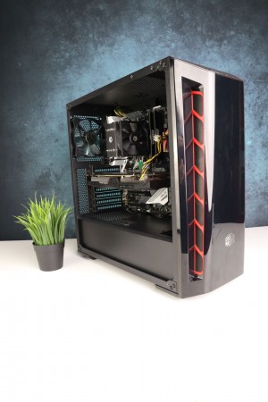  Gamer számítógép ASUS PRIME Z370 Intel Core i7 8700 16GB DDR4 512GB SSD GTX 1070 8GB CM MasterBox MB520 Chieftec 500W - használt