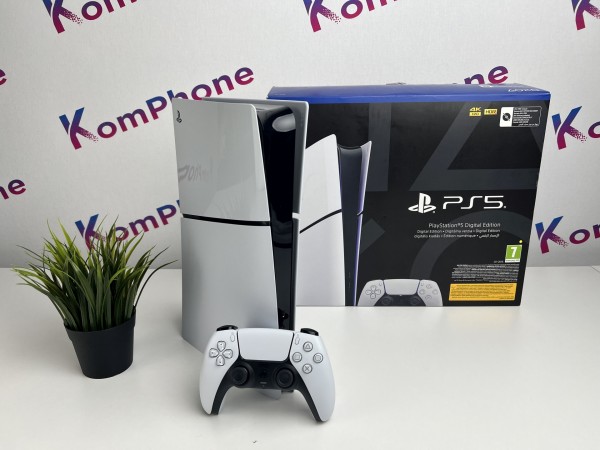 Bezámítás! Sony PlayStation 5 Slim 1TB SSD digital konzol + Pulse 3D headset garanciával hibátlanul - használt