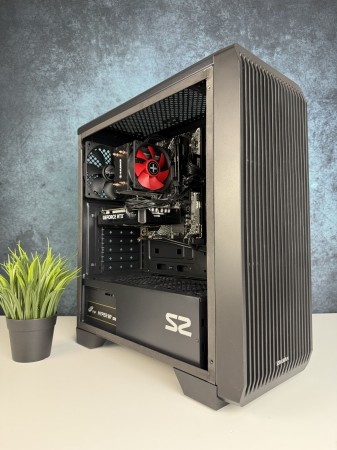  Gamer számítógép Asus H510M Intel i5 11400F 16GB DDR4 500GB SSD RTX 4060 8GB GDDR6 ZALMAN S2 TG FSP 450W - használt