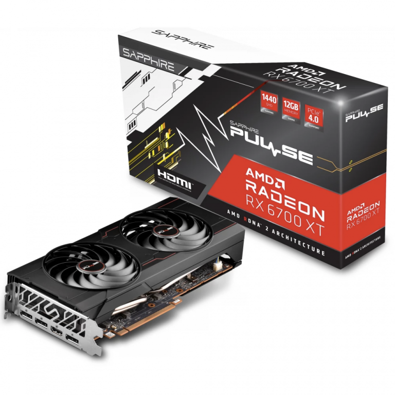 SAPPHIRE PULSE RX 6700 XT 12GB GDDR6 videokártya