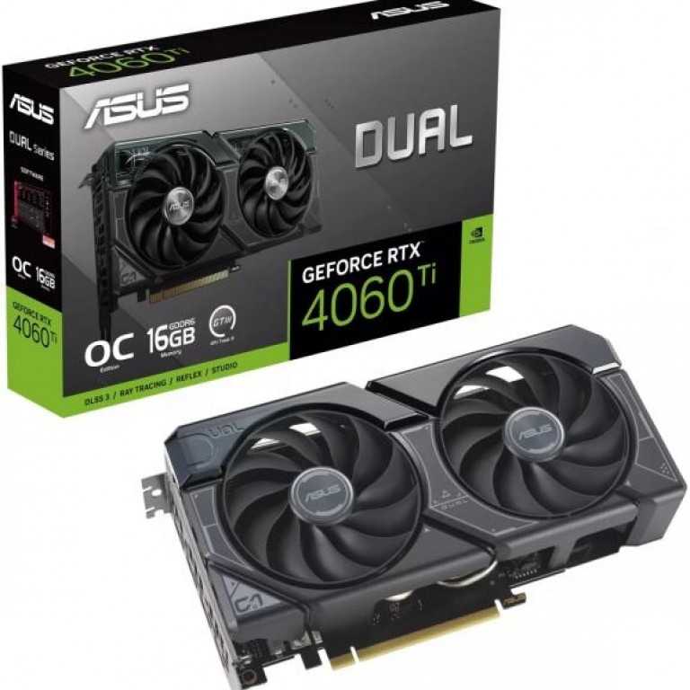 ASUS DUAL OC RTX 4060 Ti 16GB GDDR6 videokártya