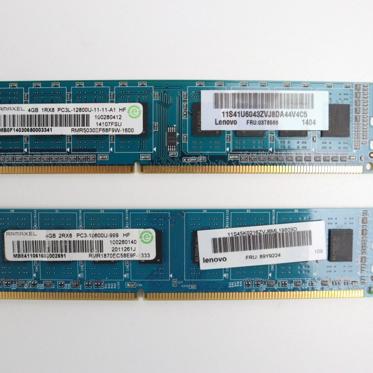 8GB RAMAXEL 1333MHz DDR3 memória garanciával hibátlan működéssel - használt