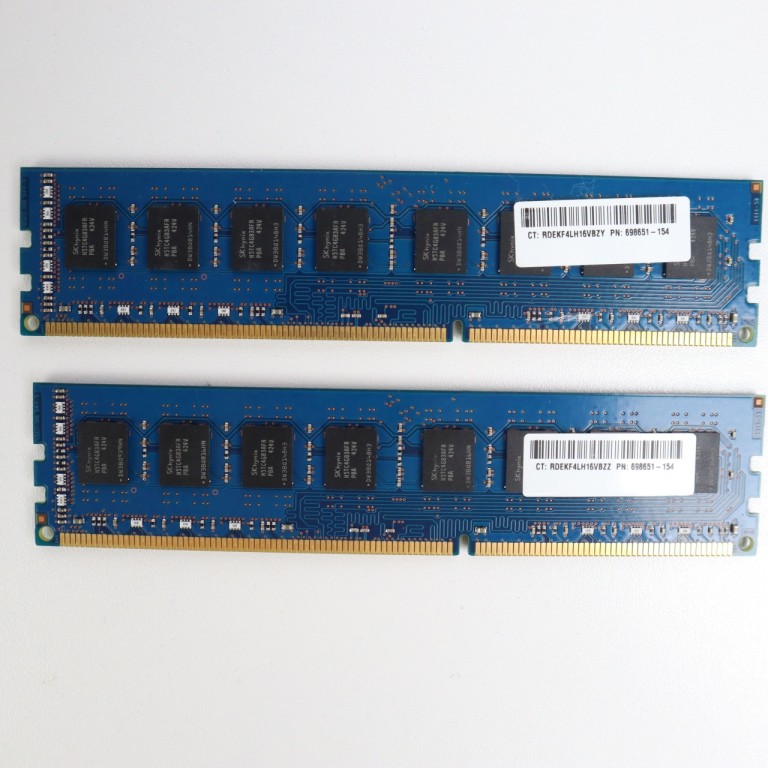 16GB SK Hynix 1600Mhz DDR3L memória garanciával hibátlan működéssel - használt