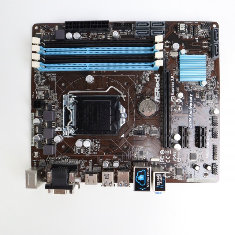 ASRock Z97M Anniversary DDR3 alaplap garanciával hibátlan működéssel - használt