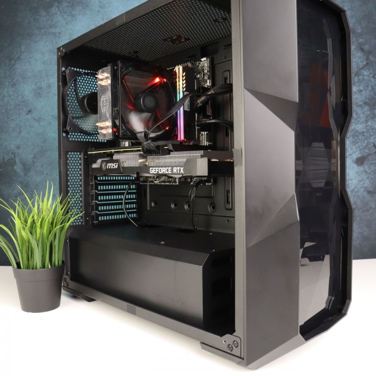  Gamer számítógép ASUS Prime H510M Intel Core i9 11900K 16GB DDR4 512GB SSD RTX 3070 8GB CM MasterBox TD500L Seasonic 650W - használt