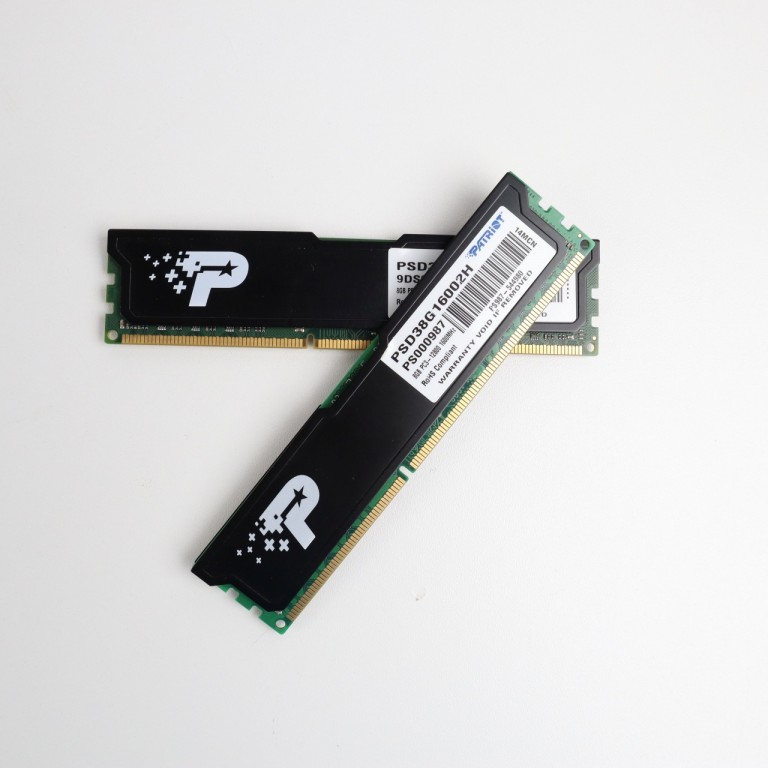 16GB Patriot 1600Mhz DDR3 memória garanciával hibátlan működéssel - használt