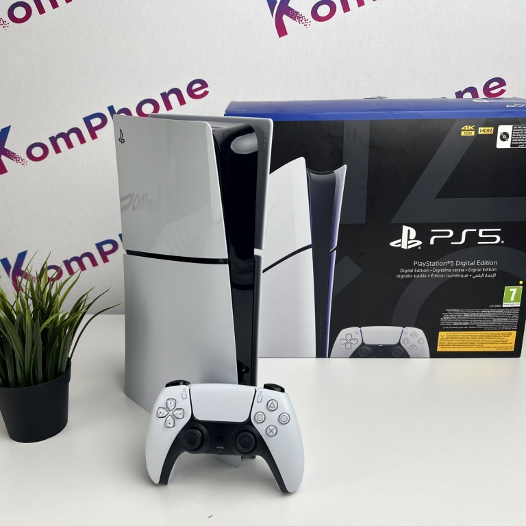 Bezámítás! Sony PlayStation 5 Slim 1TB SSD digital konzol + Pulse 3D headset garanciával hibátlanul - használt