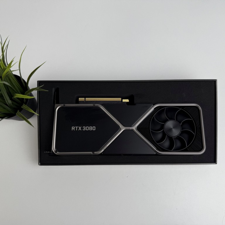 nVidia RTX 3080 Founders Edition 10GB GDDR6X videokártya garanciával hibátlan működéssel - használt