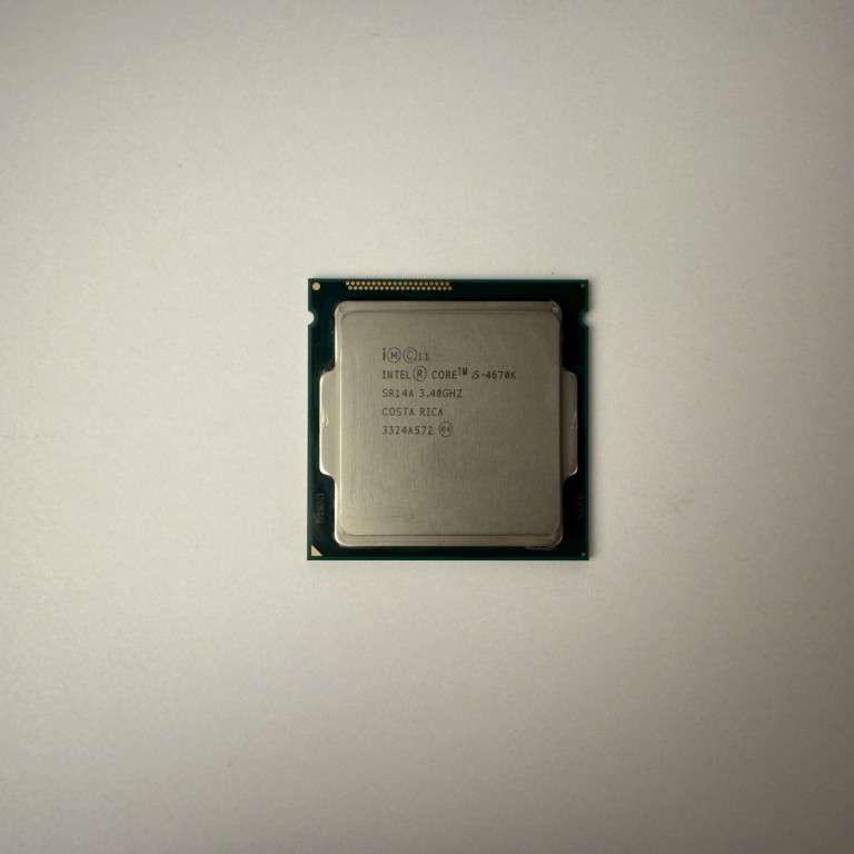 Intel Core i5 4670K 4 mag 4 szál processzor garanciával hibátlan működéssel - használt