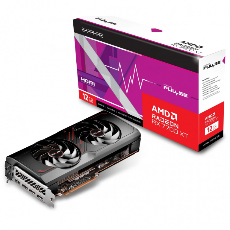 SAPPHIRE PULSE RX 7700 XT 12GB GDDR6 videokártya