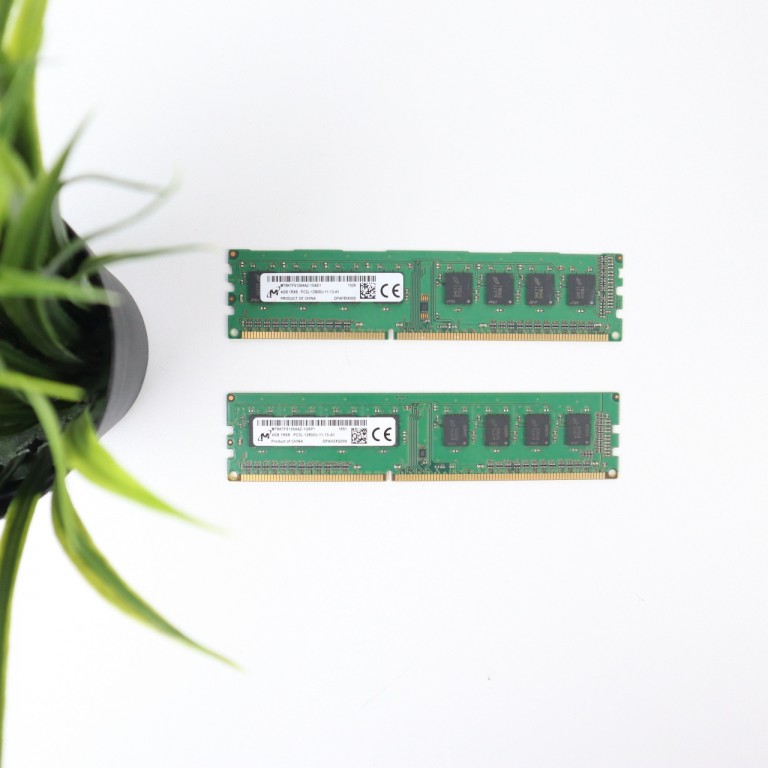 8GB (2x4) Micron 1600MHz DDR3 memória garanciával hibátlan működéssel - használt