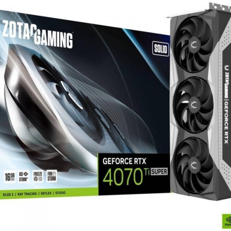 ZOTAC SOLID RTX 4070 Ti SUPER 16GB GDDR6X videokártya