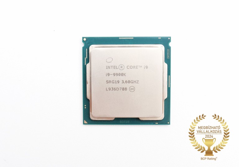 Intel Core i9 9900K 8mag 16szál processzor garanciával hibátlan működéssel - használt