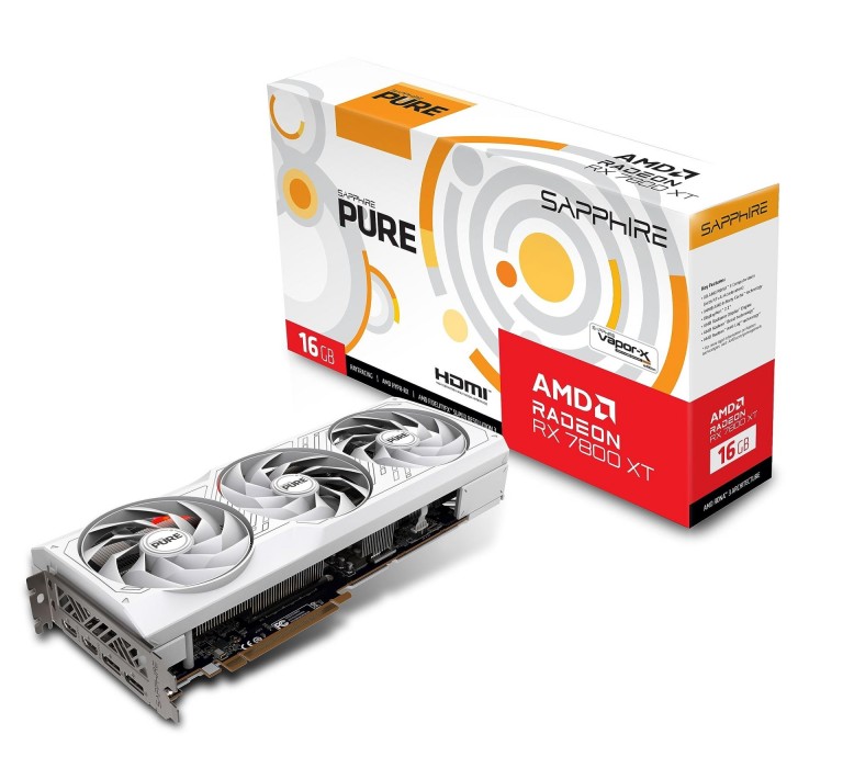 SAPPHIRE PURE RX 7800 XT 16GB GDDR6 videokártya