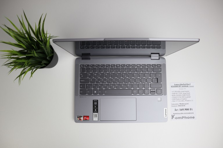 Lenovo IdeaPad Flex 5 82XX008VHV notebook - R3 7330U 8GB RAM 250GB SSD WIN - használt