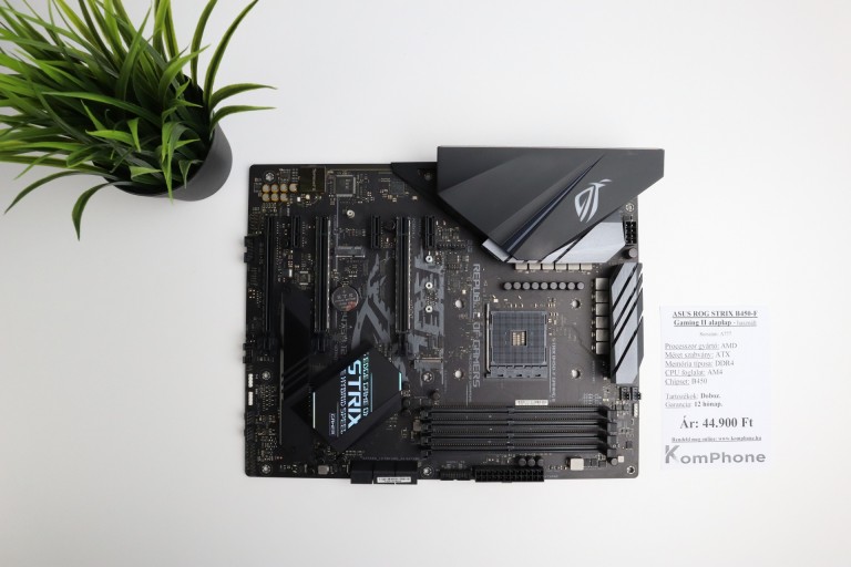 ASUS ROG STRIX B450-F Gaming II alaplap garanciával hibátlan működéssel - használt