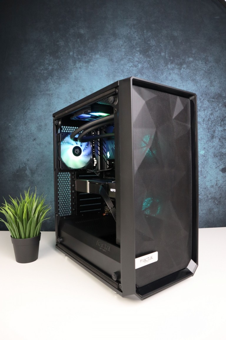 Gamer számítógép ASUS TUF Z690 i5 12600K 16GB DDR5 512GB SSD RTX 3080 10GB Fractal Design Meshify C AeroCool 750W - használt