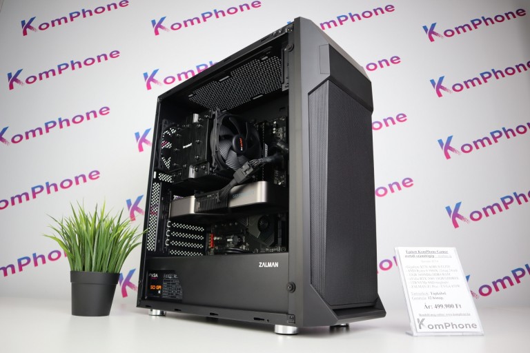 Gamer számítógép Gigabyte X570 AORUS ELITE R9 5900X 32GB DDR4 1TB SSD RTX 3080 10GB ZALMAN Z1 Plus EVGA 850W - használt