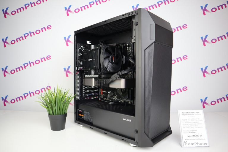 Gamer számítógép Gigabyte X570 AORUS ELITE R9 5900X 32GB DDR4 1TB SSD RTX 3080 10GB ZALMAN Z1 Plus EVGA 850W - használt