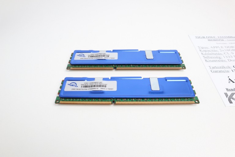 32GB OWC 1333MHz DDR3 memória garanciával hibátlan működéssel - használt