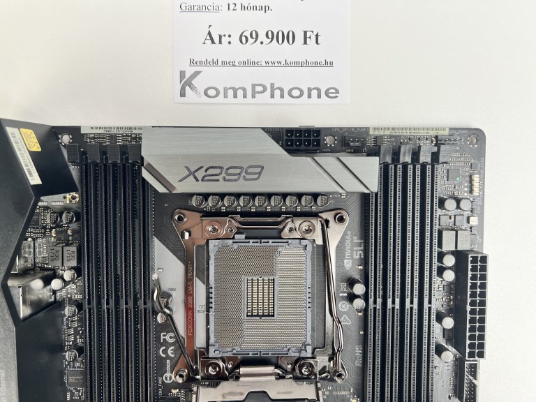 ASRock Fatal1ty X299 Gaming K6 alaplap garanciával hibátlan működéssel - használt