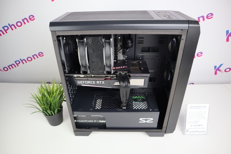 Gamer számítógép Asus Prime H510M i9 11900K 16GB DDR4 256GB SSD 2TB HDD RTX 3070 8GB Zalman S2 TG Thermaltake 750W - használt