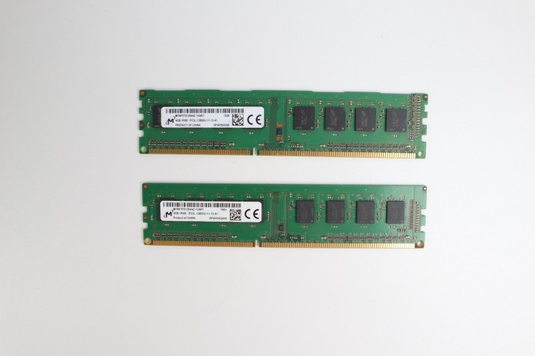 8GB Micron 1600MHz DDR3 memória garanciával hibátlan működéssel - használt