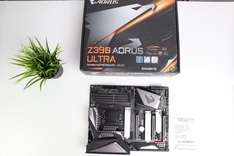 GIGABYTE Z390 AORUS ULTRA alaplap garanciával hibátlan működéssel - használt