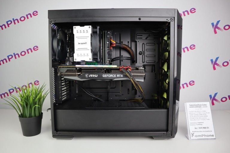  Gamer számítógép Gigabyte H610M Intel Core i7 12700F 16GB DDR4 512GB SSD RTX 3070 8GB CM MasterBox Lite 5 Chieftec 750W - használt