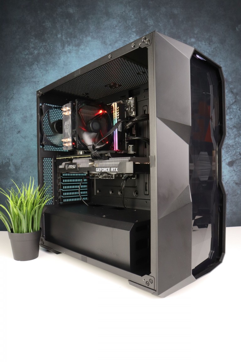  Gamer számítógép ASUS Prime H510M Intel Core i9 11900K 16GB DDR4 512GB SSD RTX 3070 8GB CM MasterBox TD500L Seasonic 650W - használt