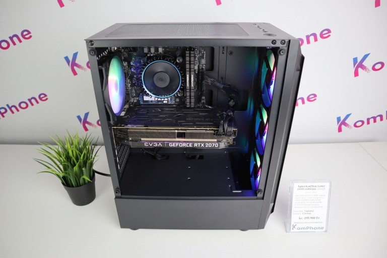  Gamer számítógép MSI PRO H610M Intel i3 12100F 16GB DDR4 512GB SSD RTX 2070 8GB Rampage SHIVA Zalman 500W - használt