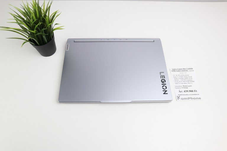 Lenovo Legion Slim 5 165Hz Gamer notebook   - i7 13700H 16GB RAM 500GB + 1TB SSD nVidia RTX 4060 8GB  - használt