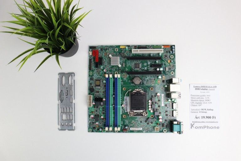 Lenovo IS8XM LGA 1150 DDR3 alaplap garanciával hibátlan működéssel - használt