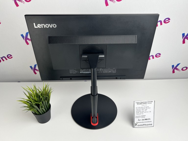 Lenovo ThinkVision T24i FHD IPS 60Hz monitor garanciával hibátlan működéssel - használt