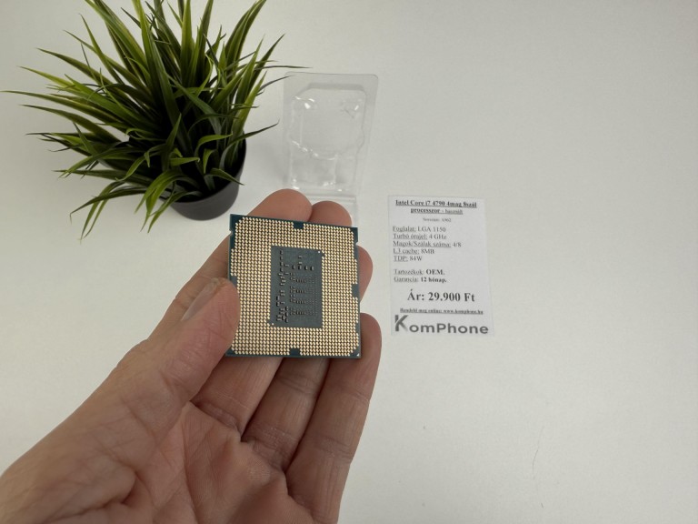 Intel Core i7 4790 4mag 8szál processzor garanciával hibátlan működéssel - használt