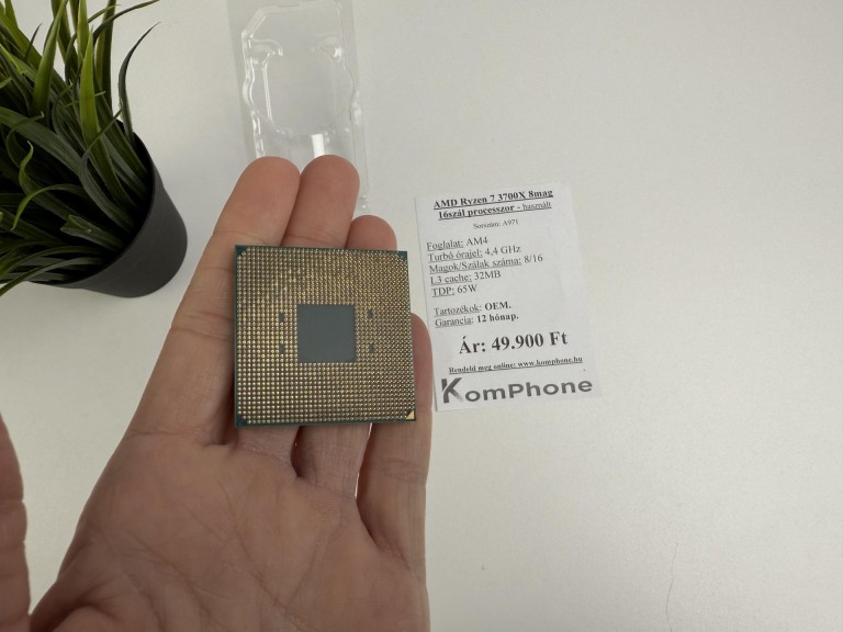 AMD Ryzen 7 3700X 8mag 16szál processzor garanciával hibátlan működéssel - használt