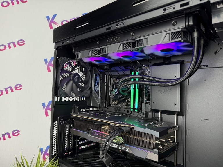  Gamer számítógép Asus Strix X670E-F AMD R9 7950X 32GB DDR5 2TB SSD RTX 4080 16GB GDDR6X Asus ROG Strix GX601 FSP 1000W - használt