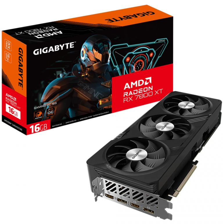 GIGABYTE GAMING OC RX 7800 XT 16GB GDDR6 videokártya