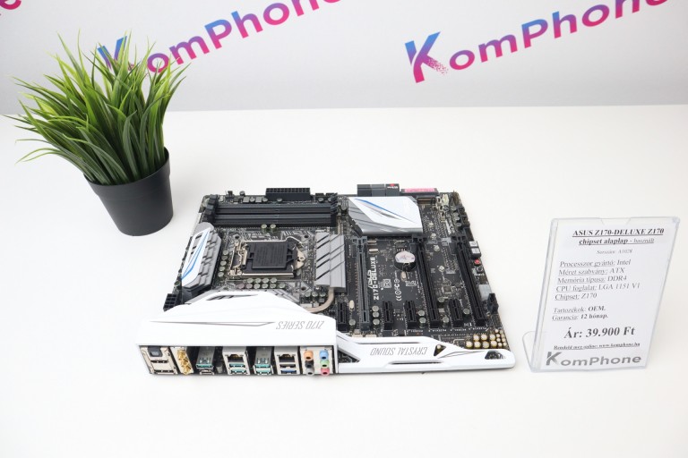 ASUS Z170-DELUXE Z170 chipset alaplap garanciával hibátlan működéssel - használt