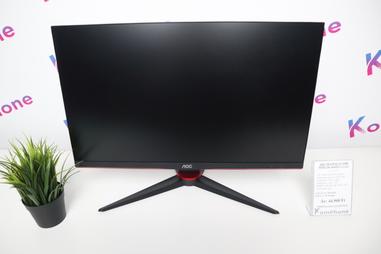 AOC 24G2SPAE 24” FHD 165Hz 1ms monitor garanciával hibátlan működéssel - használt