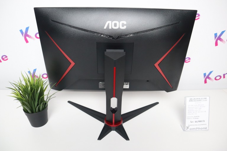 AOC 24G2SPAE 24” FHD 165Hz 1ms monitor garanciával hibátlan működéssel - használt