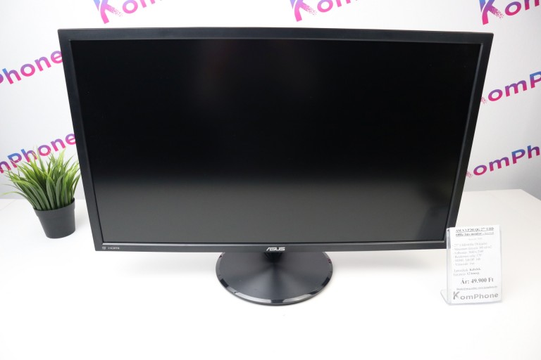 ASUS VP28UQG 27” UHD 60Hz 1ms monitor garanciával hibátlan működéssel - használt