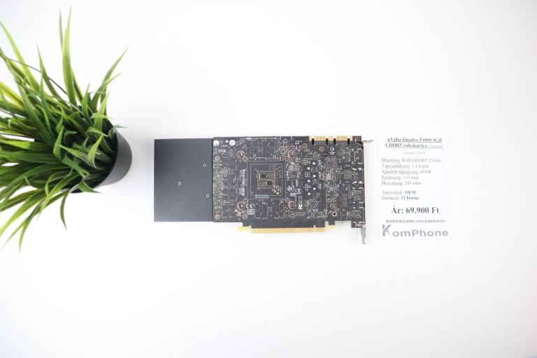 nVidia Quadro P4000 8GB GDDR5 videokártya garanciával hibátlan működéssel - használt