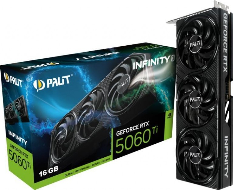 PALIT INFINITY 3 RTX 5060 Ti 16GB GDDR7 videokártya