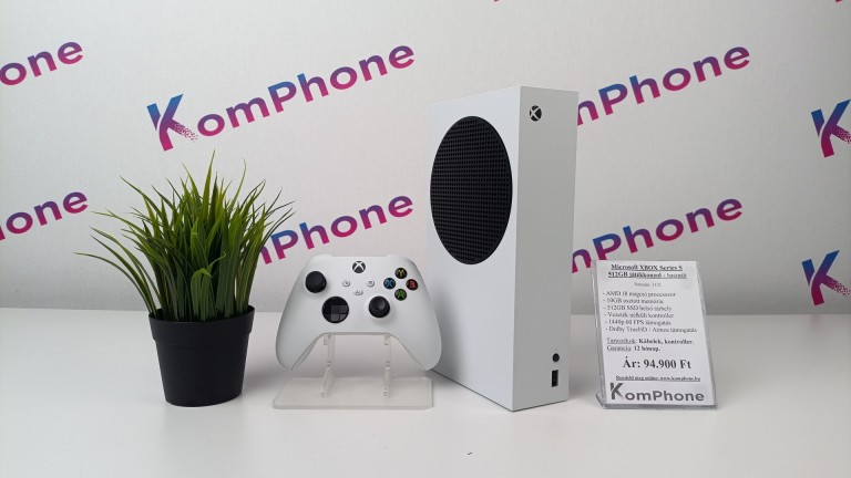 Microsoft XBOX Series S 512GB játékkonzol garanciával hibátlan működéssel - használt