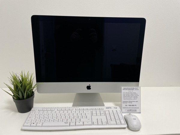 Apple iMac 21,5” 2015 4K - i5/8GB RAM/256GB SSD/lntel Iris Pro 6200 - újszerű, hibátlan - használt